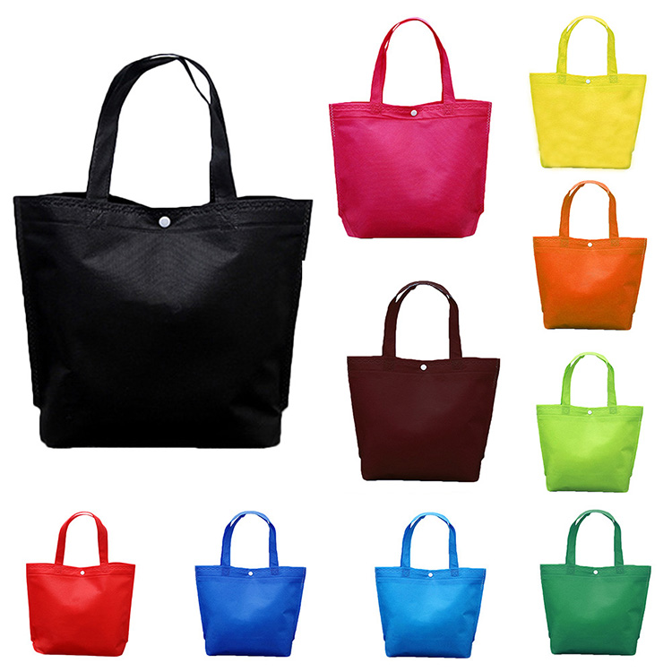 กระเป๋าถือที่ไม่ทอสีหลายสี
