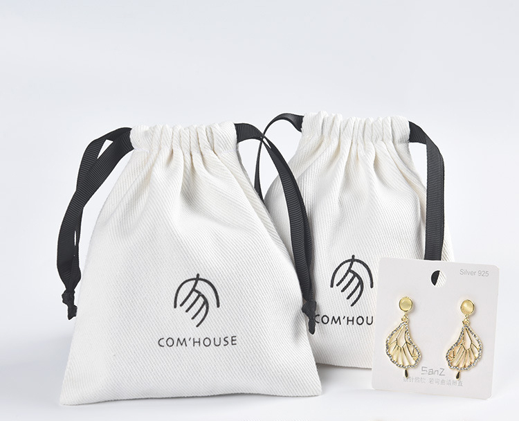 รีไซเคิลถุงผ้า Drawstring